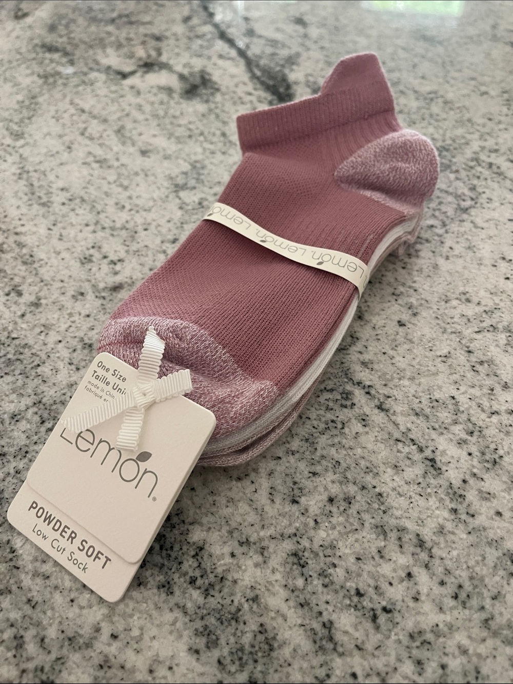 Lemon Powder Soft Low-Cut Socks (3 Pack)